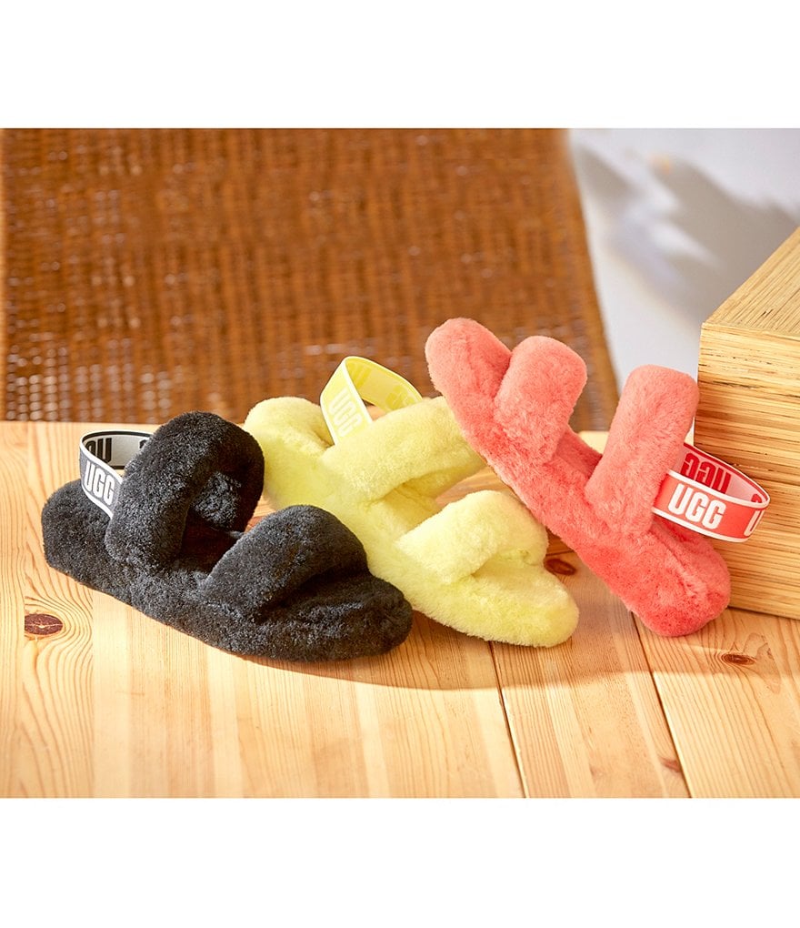 UGG&reg; Oh Yeah Fur Slides
