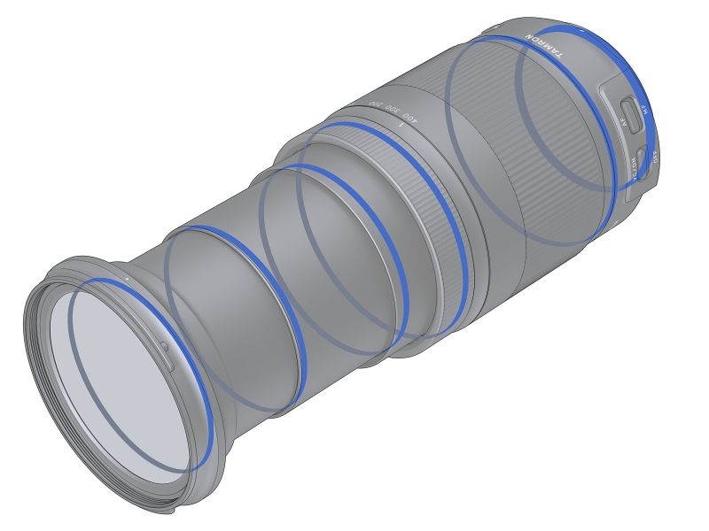 Tamron 18-400mm F/3.5-6.3 DI-II VC HLD All-In-One Zoom For Canon APS-C Digital SLR Cameras (6 Year Limited USA Warranty)