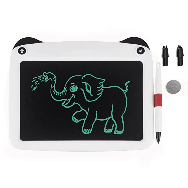 Doodle VNVDFLM Writing Board | Portable Reusable Erasable Tablet with Screen 9 Inch for Autism, ADHD, Gifts (White)