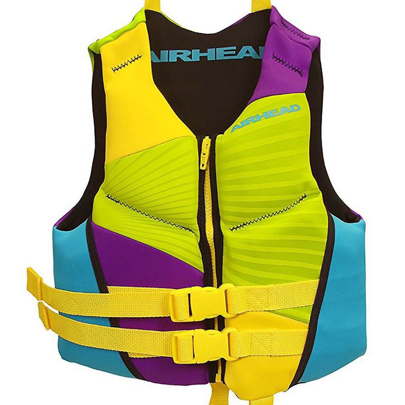 Airhead Gnar Neolite Kwik-Dry 30-50 Lb Zippered Child Life Vest Jacket 10074-02