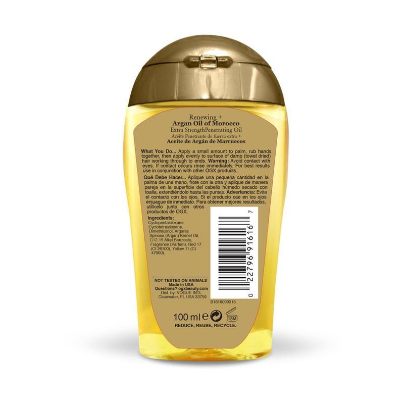 OGX Renewing Moroccan Argan Oil Extra Penetrating Hair Oil - 3.3 fl oz