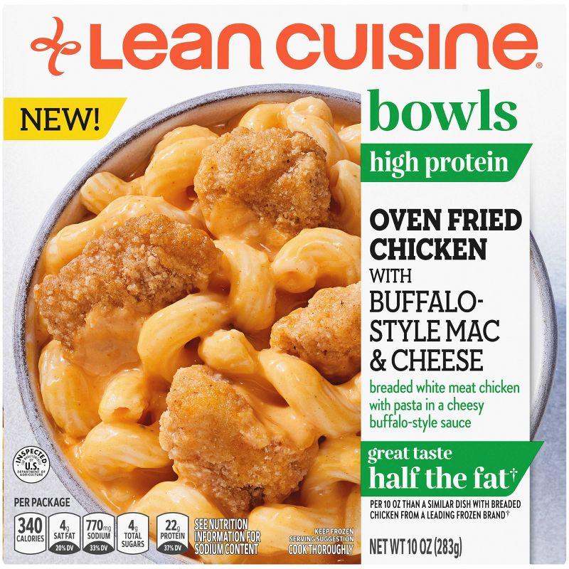 Lean Cuisine Frozen Buffalo Oven Fried Chicken Mac & Cheese Bowl - 10oz