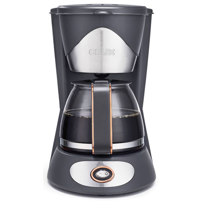 CRUX 5-Cup Coffee Maker - Gray