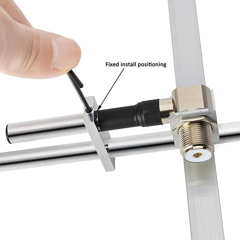 7dBi Yagi Antenna Wide Band UHF 400-470Mhz 70CM Antenna Outdoor Mobile Radio/Two-Way Radio Signal Booster Long Range SL16 Female SO239 Antenna for Motorola Icom Midland Yaesu Transceiver