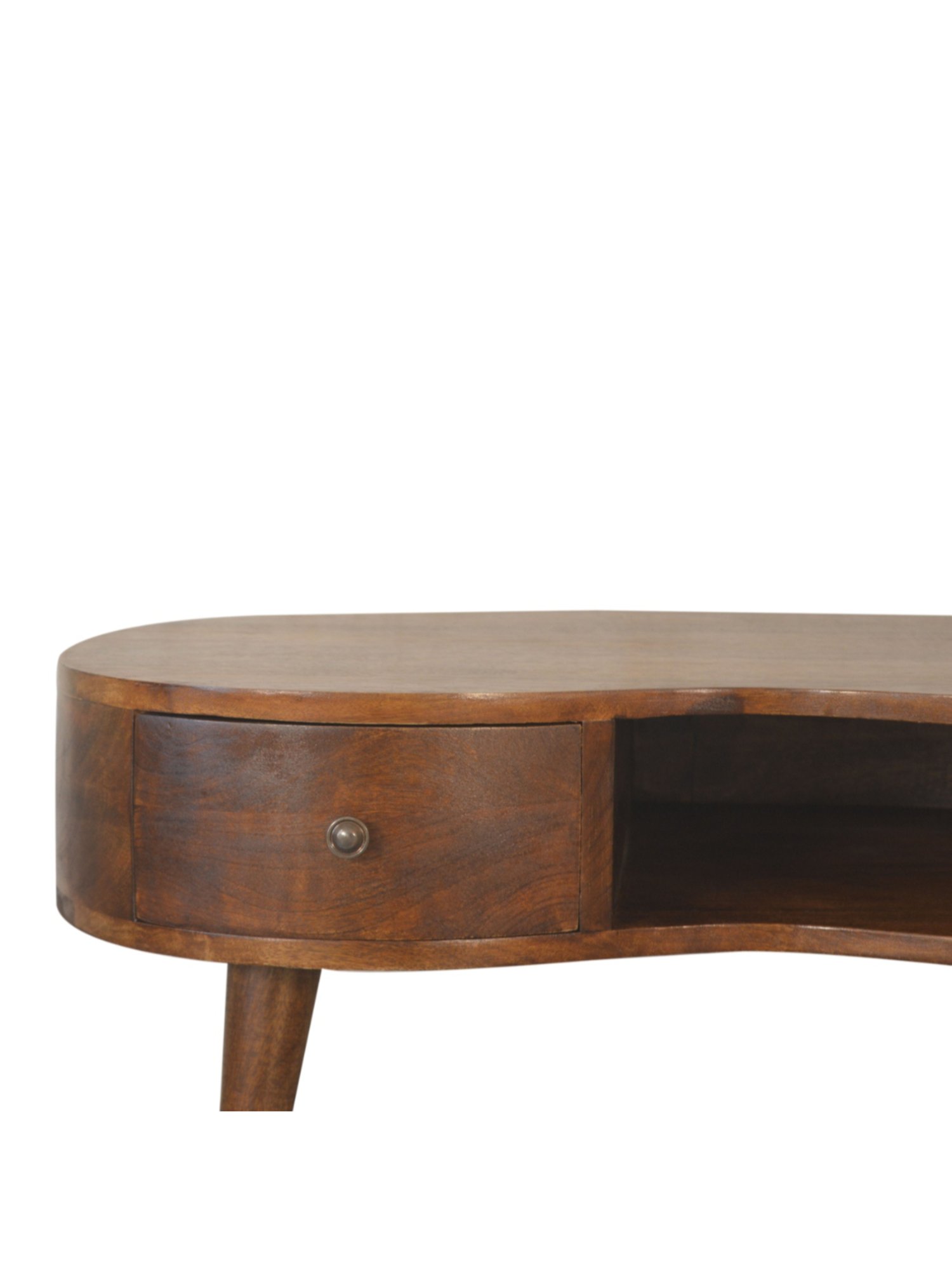Artisan Furniture Chestnut Wave Brown Wood Coffee Table