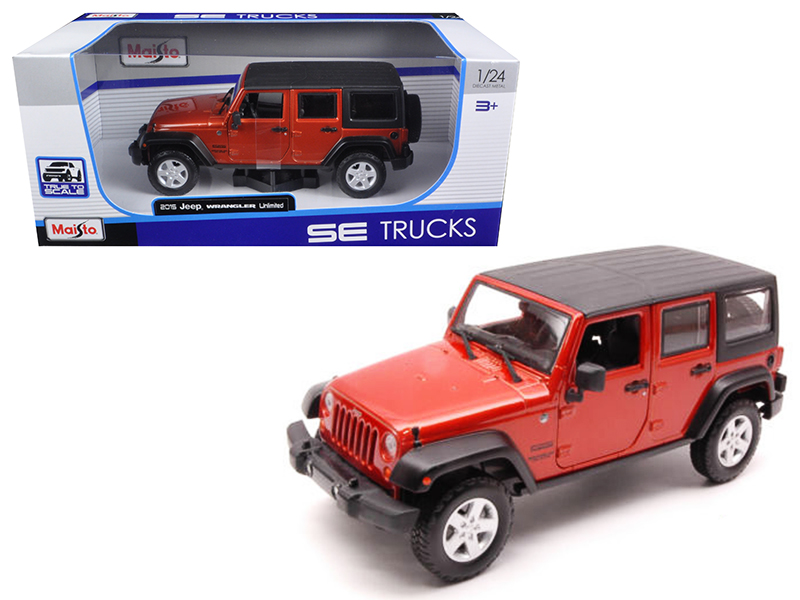 Jeep Red with Horse Trailer Blue and Horse Accessory Diecast Model by Siku