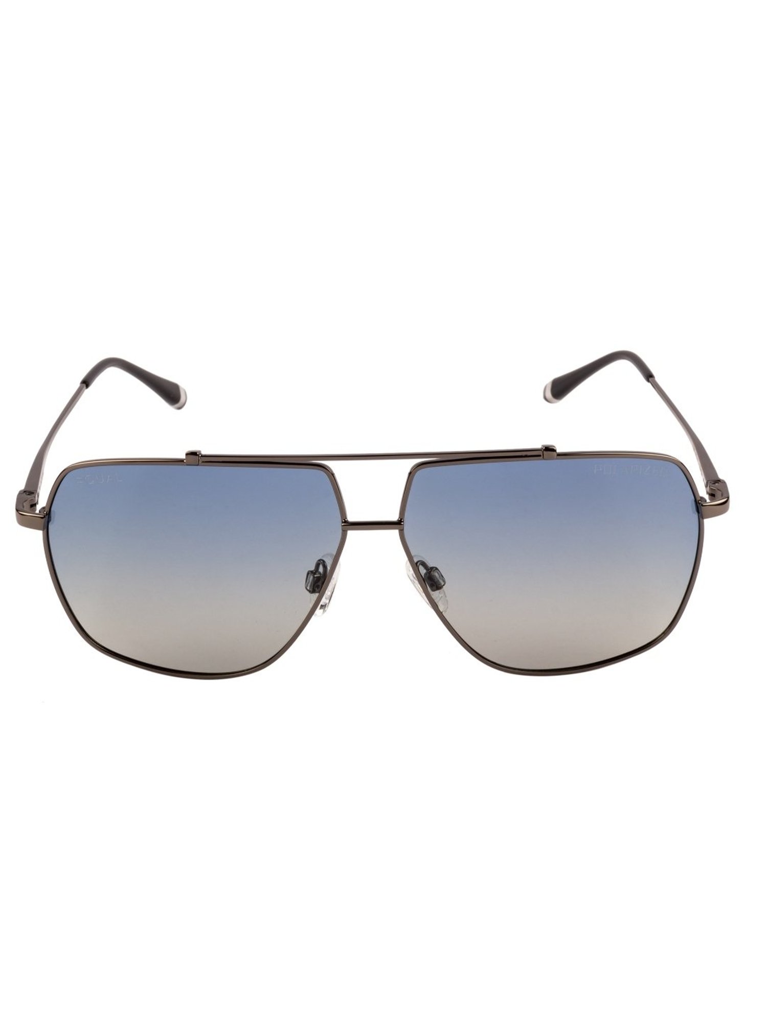 Equal Blue Square Unisex Sunglasses