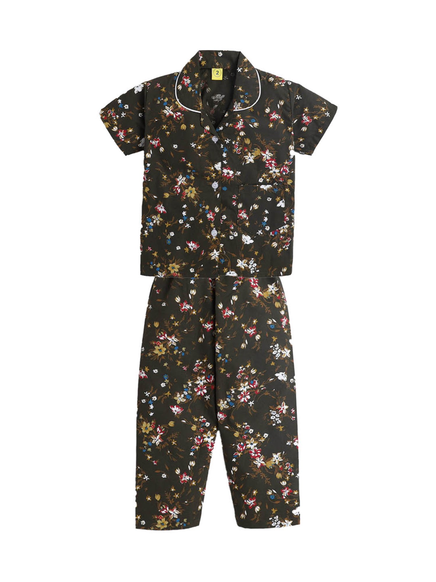 Nite Flite Boys Multicolor Cotton Printed T-Shirt & Pyjama