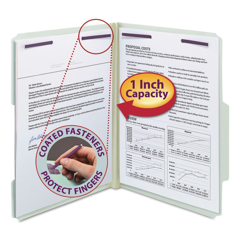 Skilcraft File Folders 3/4" Expansion 1/3-Cut Letter 100/BX Manila 2822507