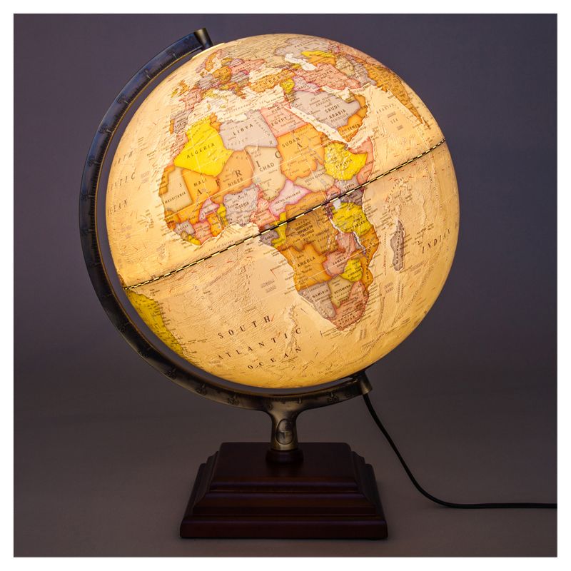 Waypoint Geographic Atlantic II Illuminated Desktop Globe