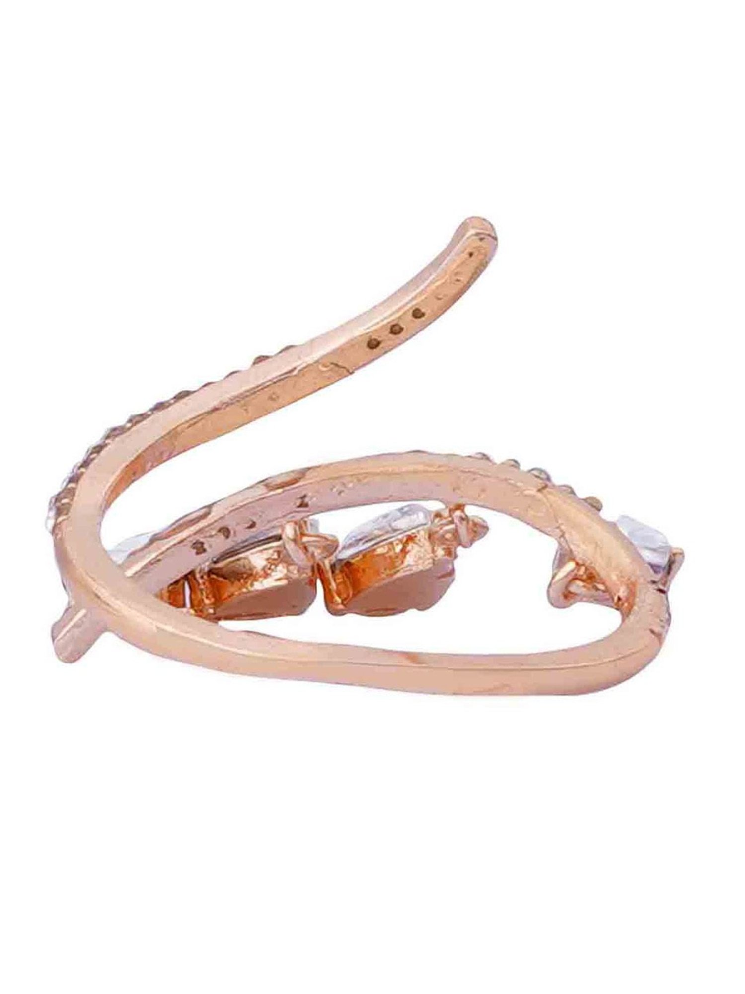 Joker & Witch Crystal Fall Rose Gold Ring