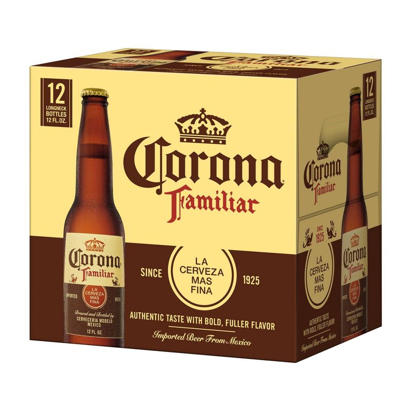Corona Familiar Lager Beer - 12pk/12 fl oz Bottles