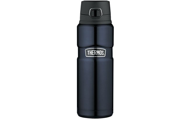 Thermos Stainless King 24 Ounce Drink Bottle, Midnight Blue