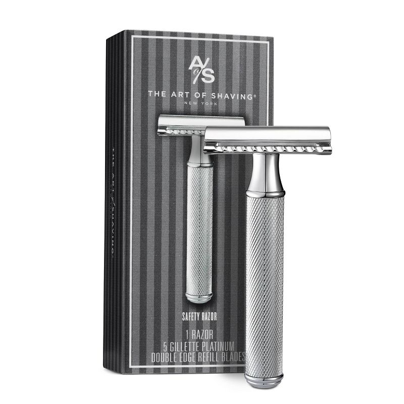 The Art Of Shaving Men's Safety Razor + 5 Refill Blades