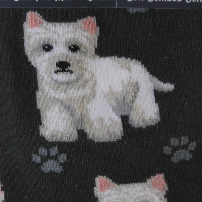 Novelty Socks 14.0" Westie Happy Tail Socks Premium Quality E & S Pet  -  Socks