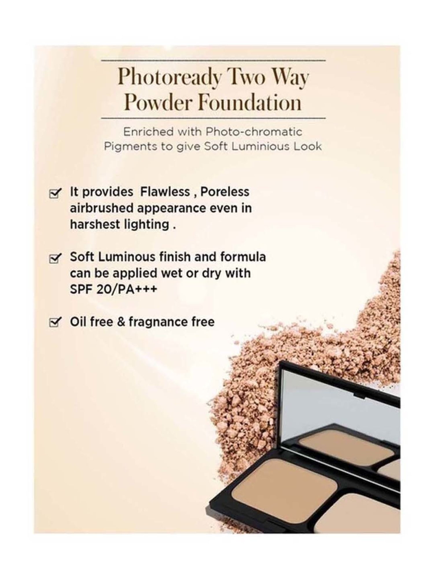 Revlon Photo Ready 2 Way Powder Foundation SPF 20 Medium Beige - 9.1 gm