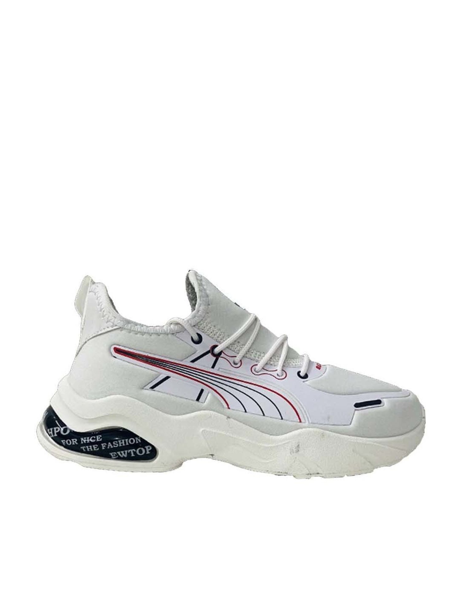 Priaansha Kids White Lace Up Shoes