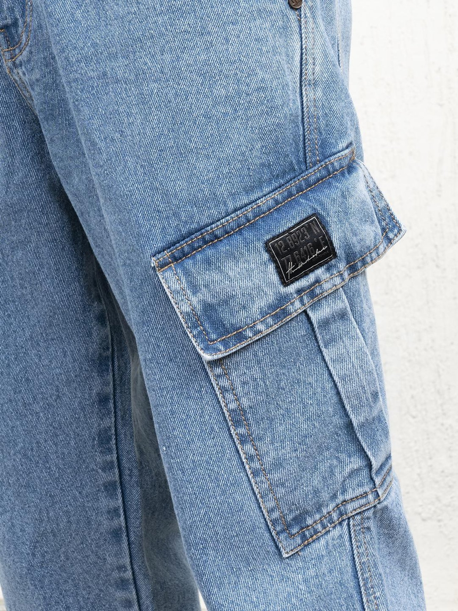 Hubberholme Men Cotton Long Sleeves Oversized Checked Double Pocket Shirt 48