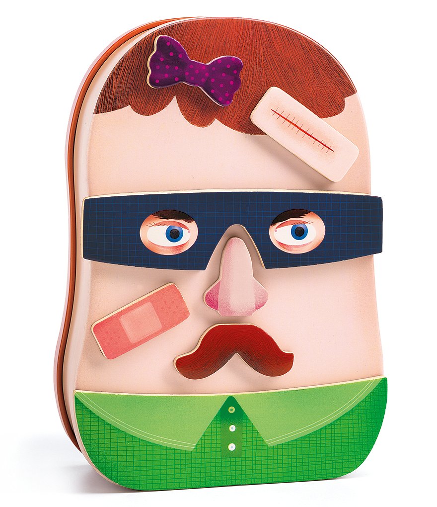 Djeco Portraito Wooden Magnet Box Playset