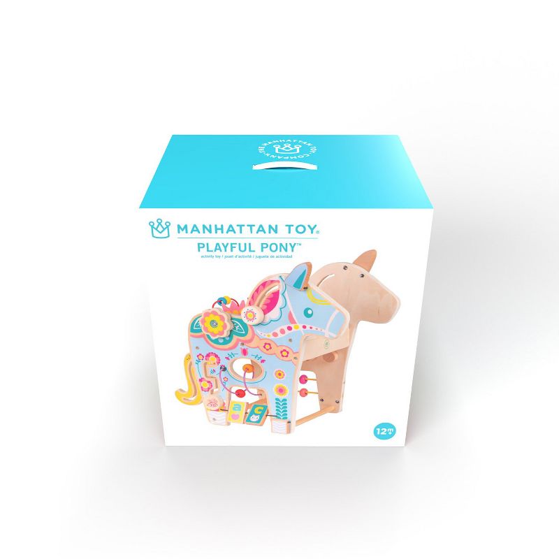 Manhattan Toy Playful Pony Wooden Preschool Activity Center