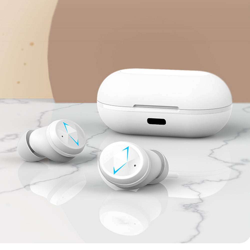 Wireless Bluetooth Earbuds, True Stereo Headphones in-Ear Buds Built-in Mic Headsets IPX5 Water Resistant Premium Sound Earphones with Charging Case for Deep Bass Sports Running