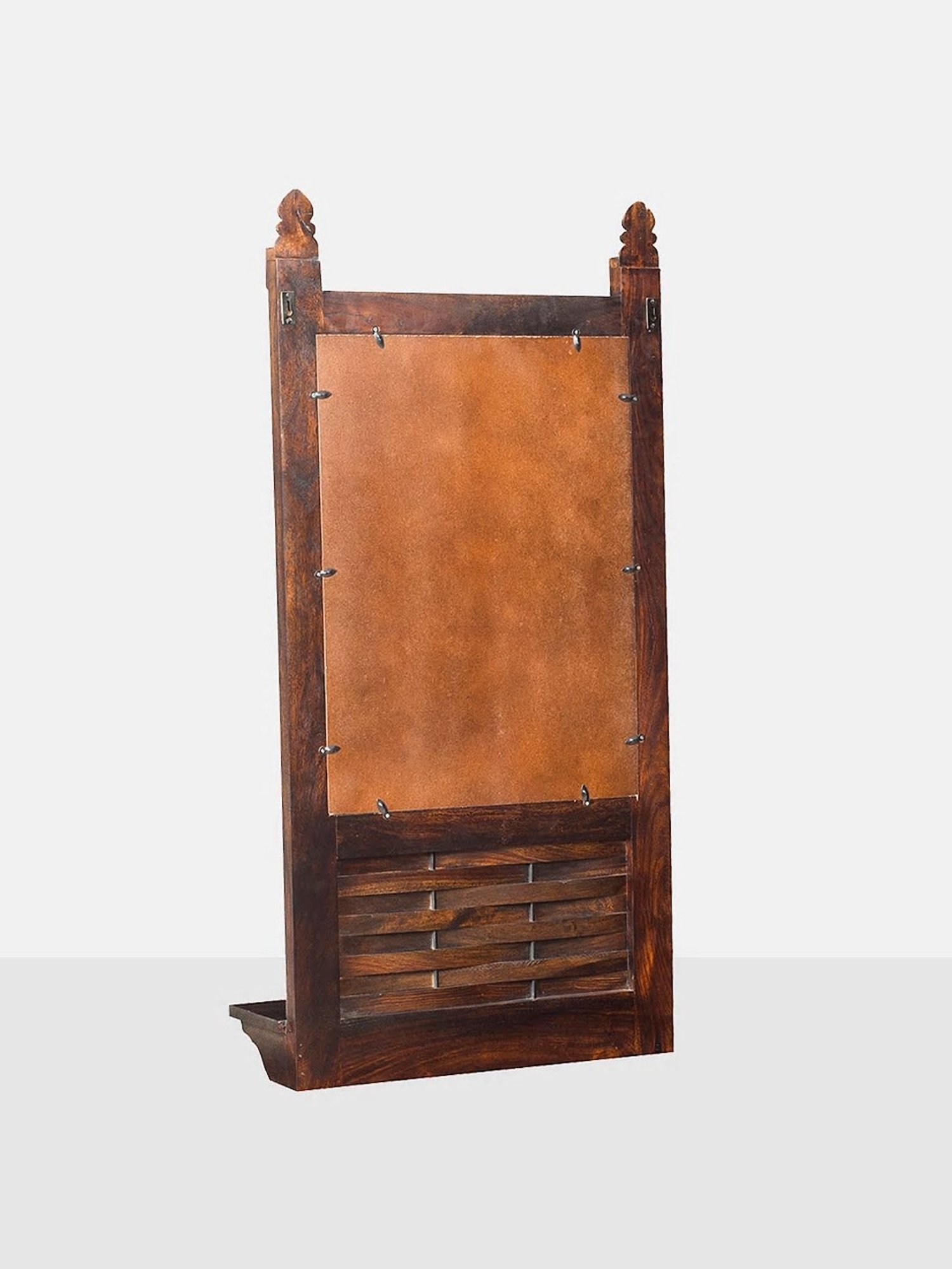 CHRONIKLE Pink Iron Sun Burst Designer Round Wall Mirror