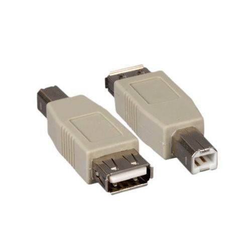 Kentek USB 2.0 Type A Female to Type B Male F/M Converter Port Saver Gender Changer Adapter Coupler For Printer Scanner Modem PC Computer Laptop