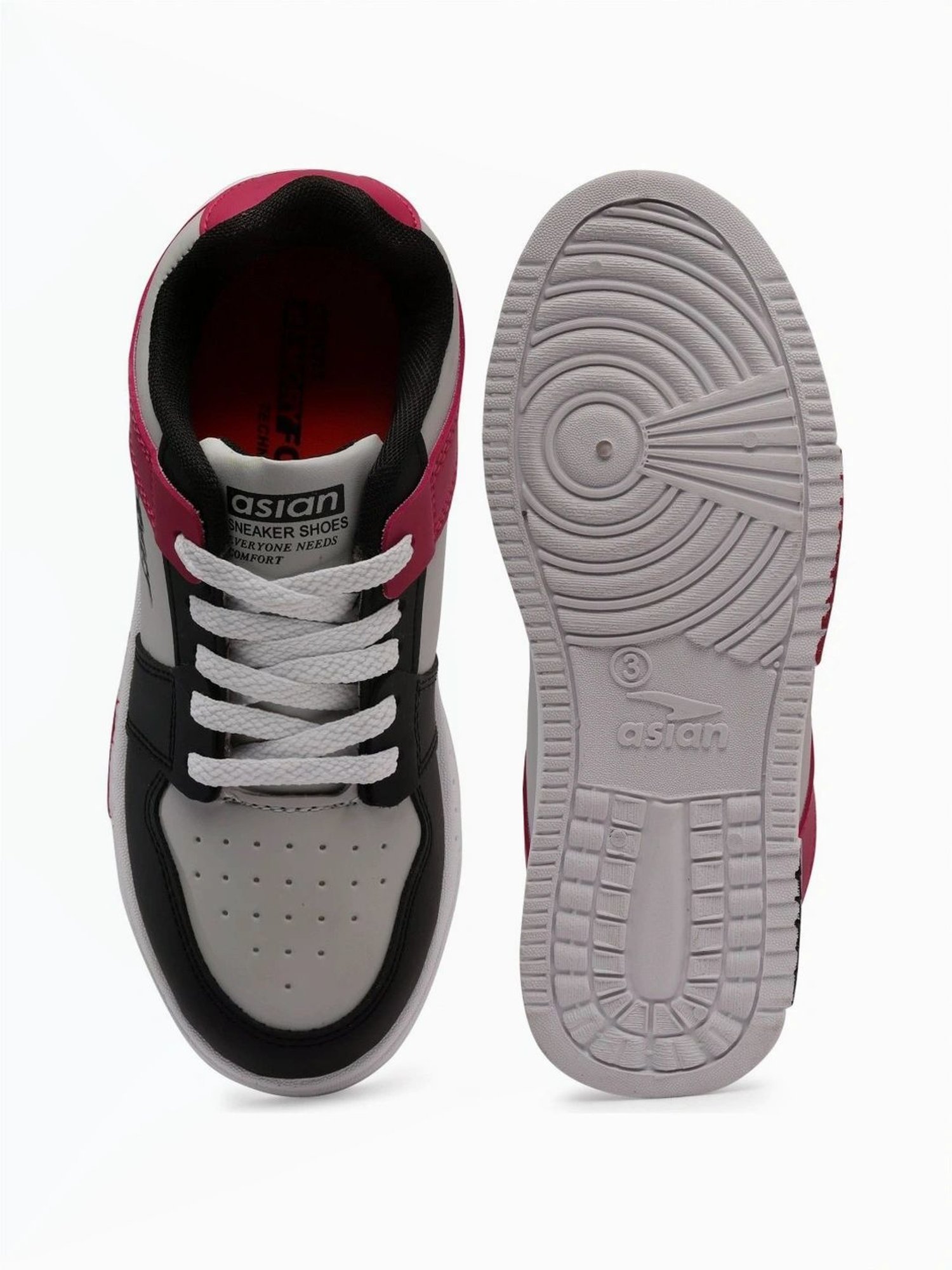 Asian Men's Grey Casual Sneakers