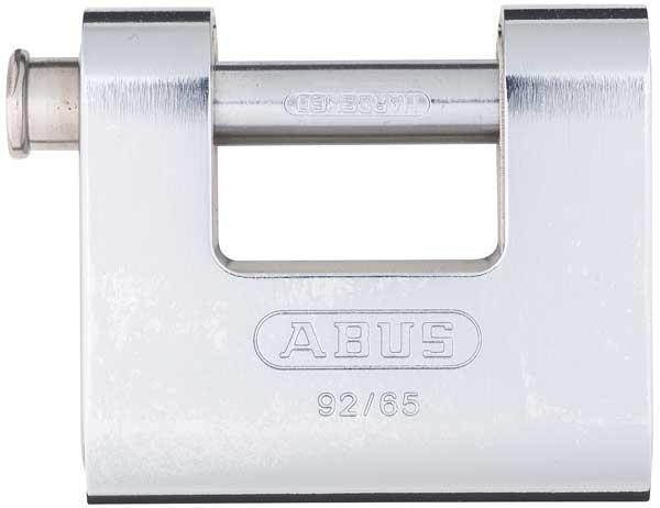Steel Plated Padlock, Key Alike, L 2 1/3In
