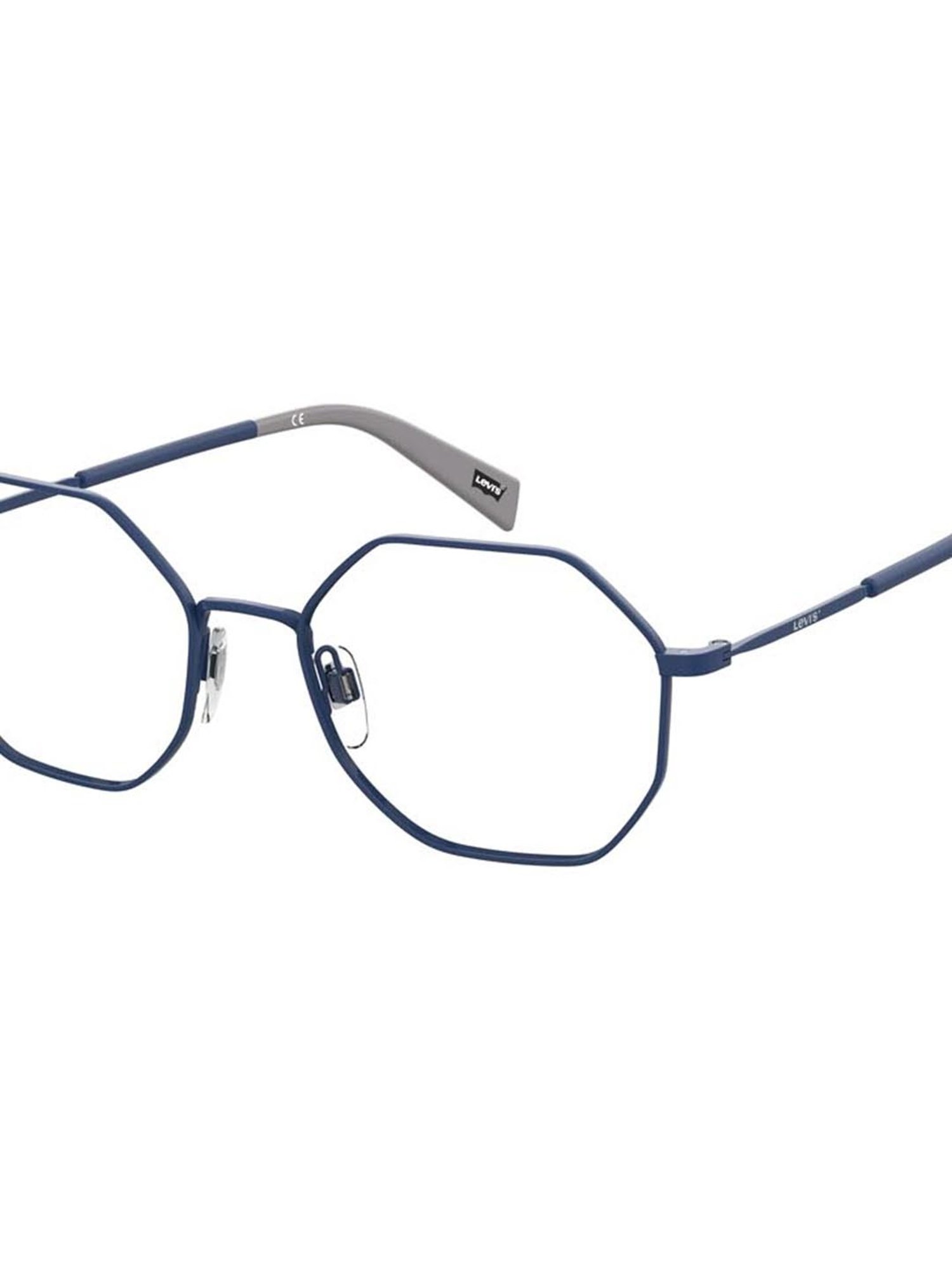 Levi's Blue Geometric Unisex Eye Frames