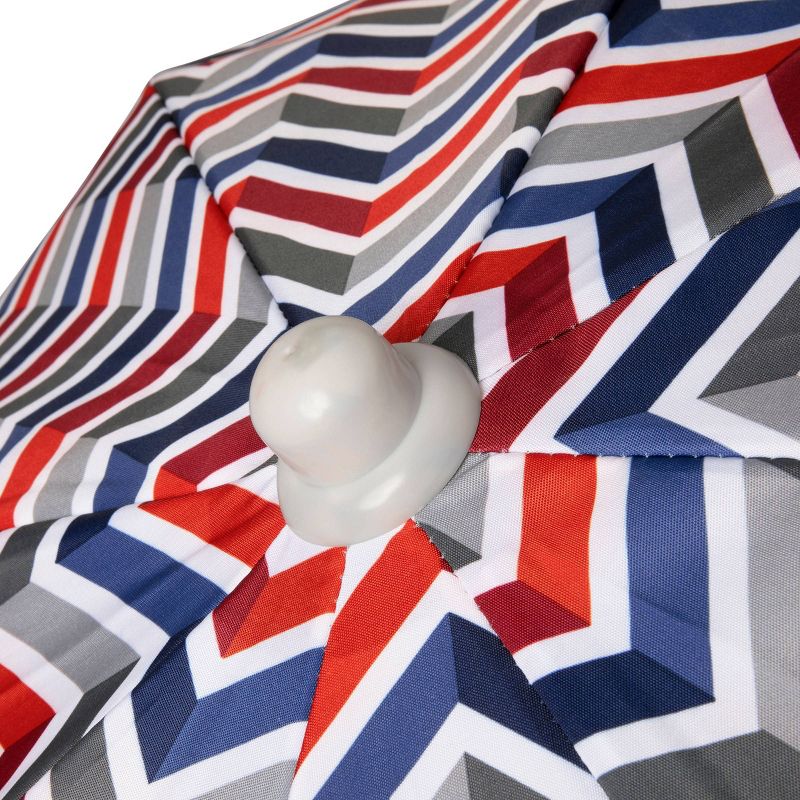 Picnic Time 5.5'  Beach Stick Umbrella - multi