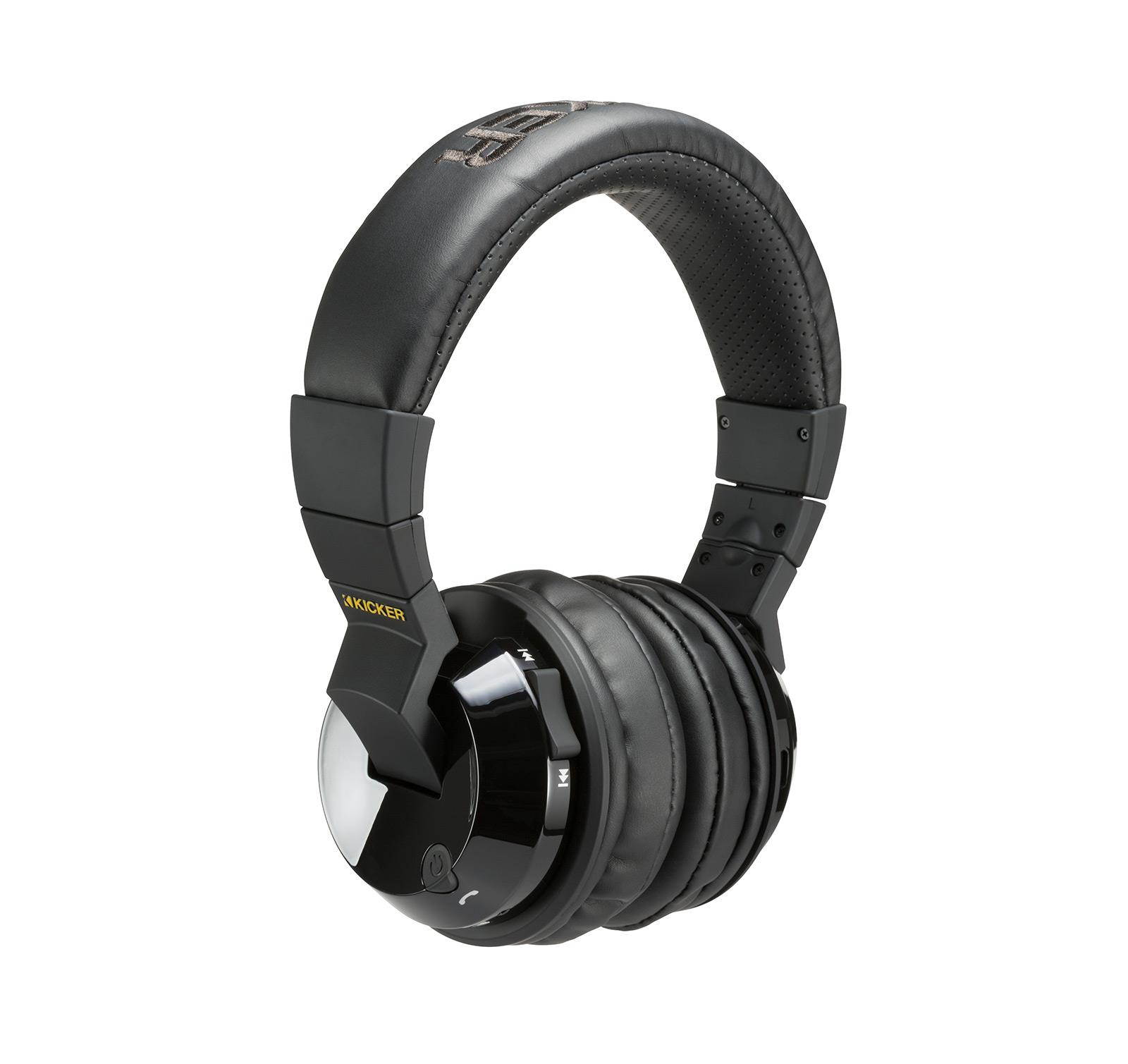 Kicker HP402BT Tabor Bluetooth Wireless Headphones (Black)