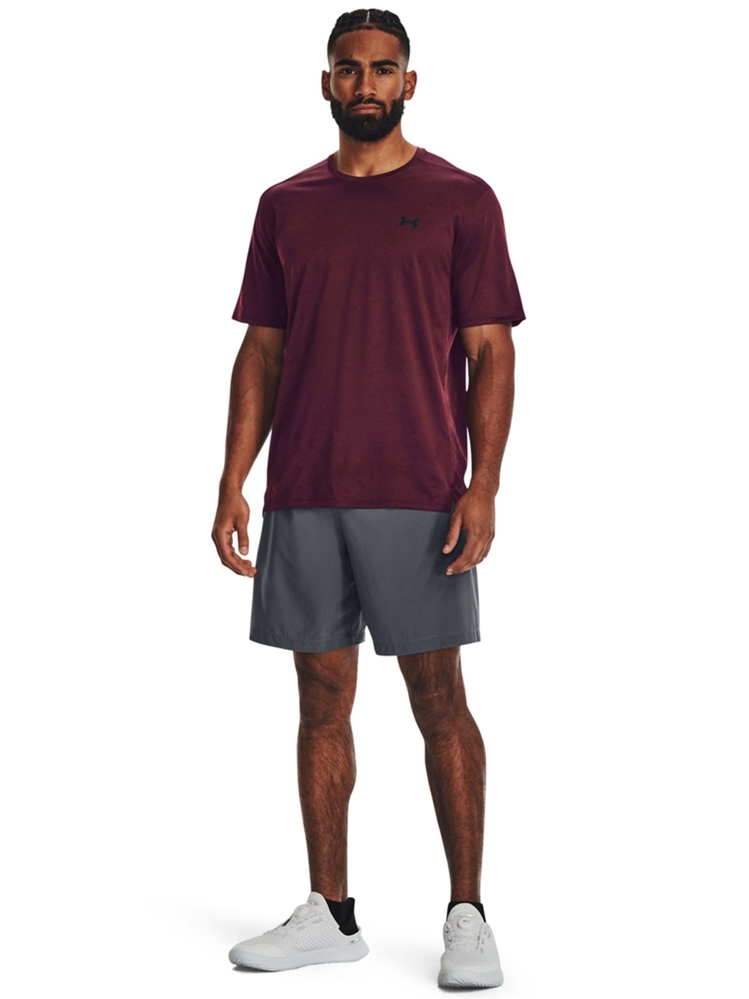 Under Armour Maroon Loose Fit Sports T-Shirt