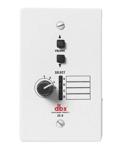 DBX ZC-8 Remote Wall-Plate Mounting Volume and Source Controller for dbx ZonePro