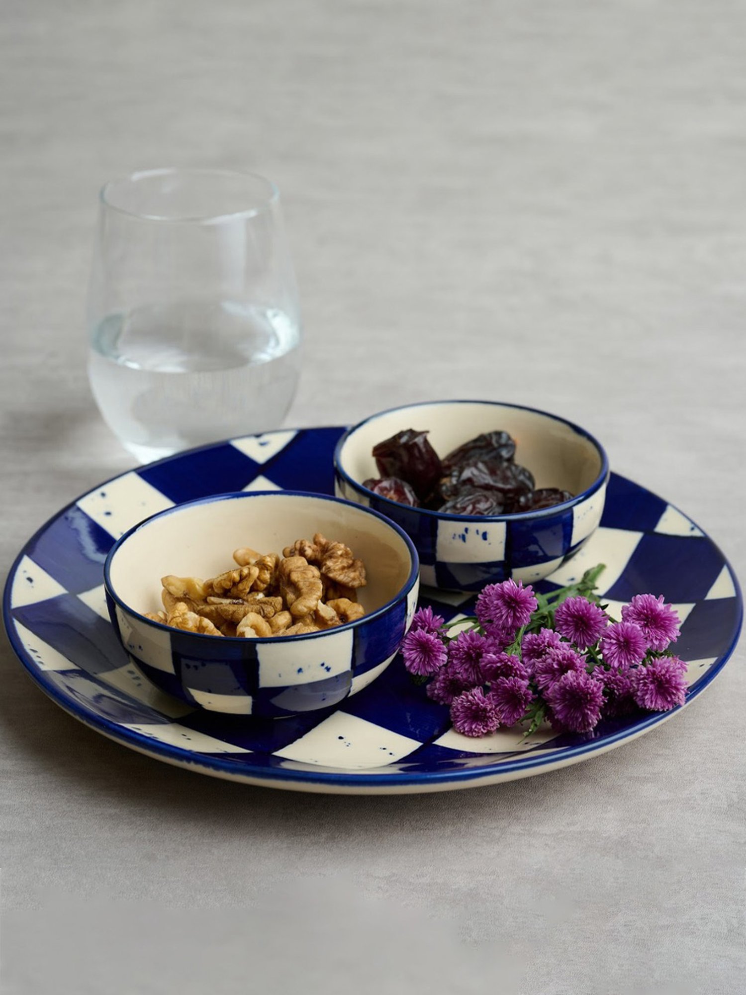BlackCarrot Ceramic Dinner Set for Couple