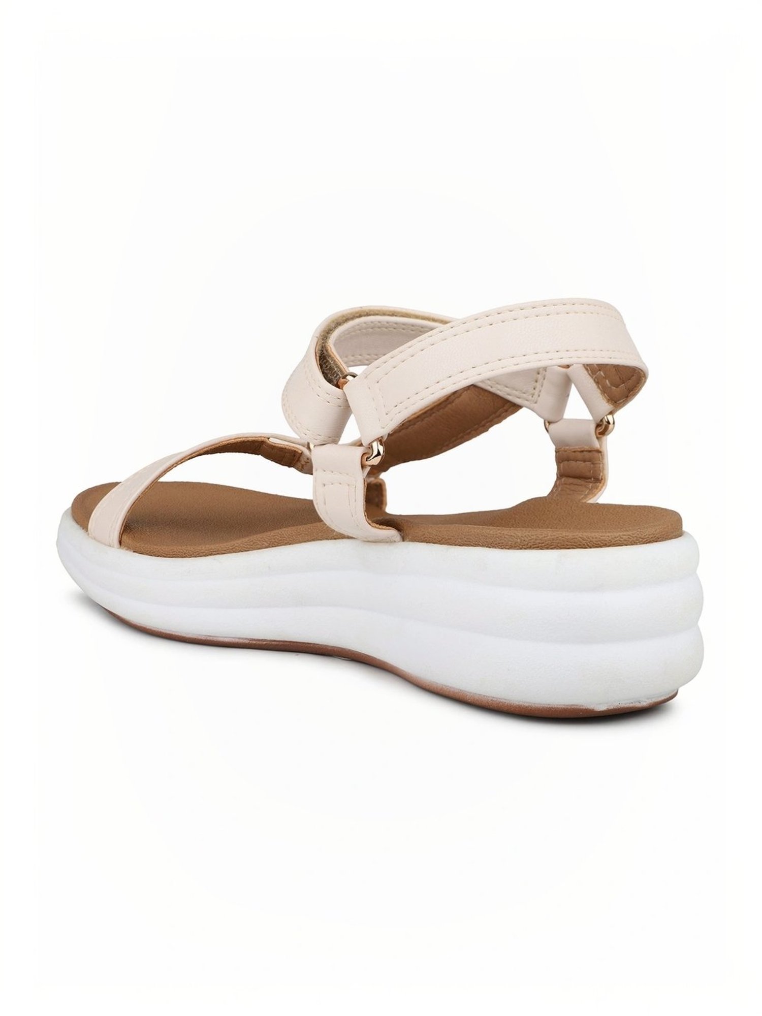 Inc.5 Women's Cream Floater Sandals