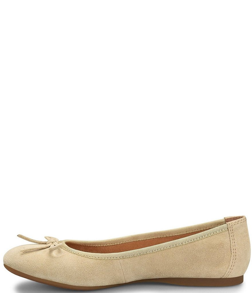 Born Brin Suede Leather Slip-On Flats