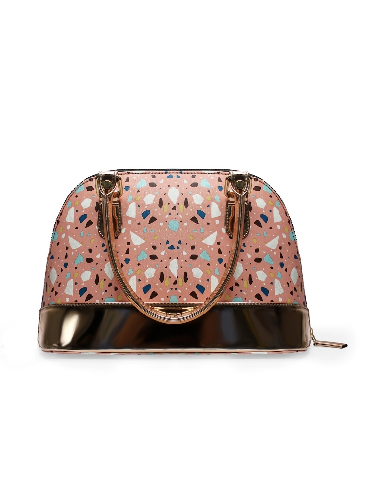 Modern Myth Pink Printed Medium Handbag