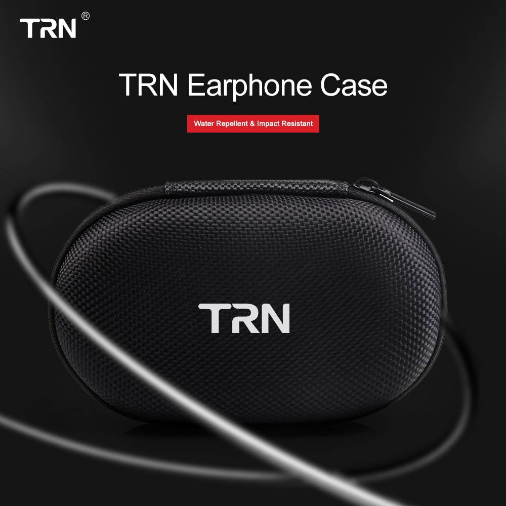 TRN Headphones Storage Box Earphone Protective Hard Case Anti-Shock EVA Travel Carrying Bag for Wired Earphone BT Headset Charging Cable