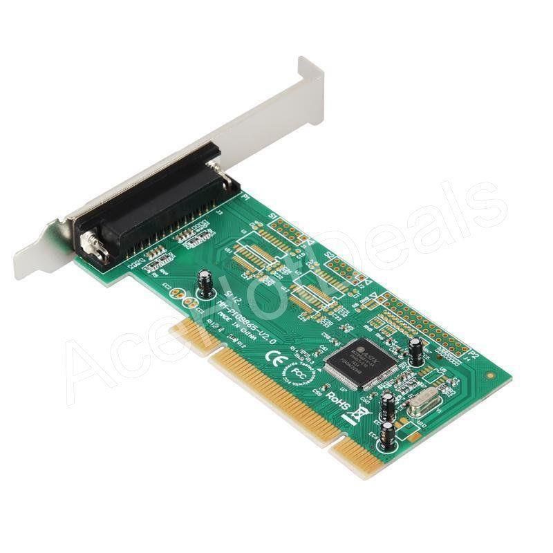PCI Parallel Port DB25 25Pin IEEE 1284 Printer Card Controller Adapter MCS9865