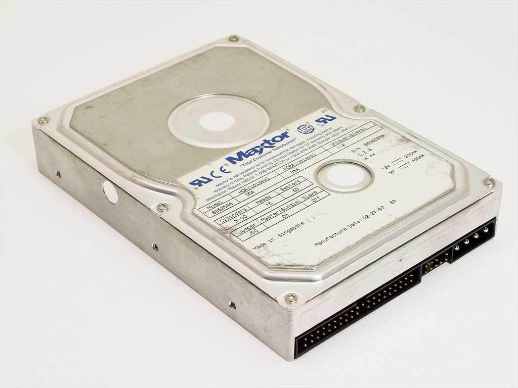 2.6GB HDD 82625A6 05A 09A 11A (C,Z,D) CB05A, 04-14-97, SINGAPORE