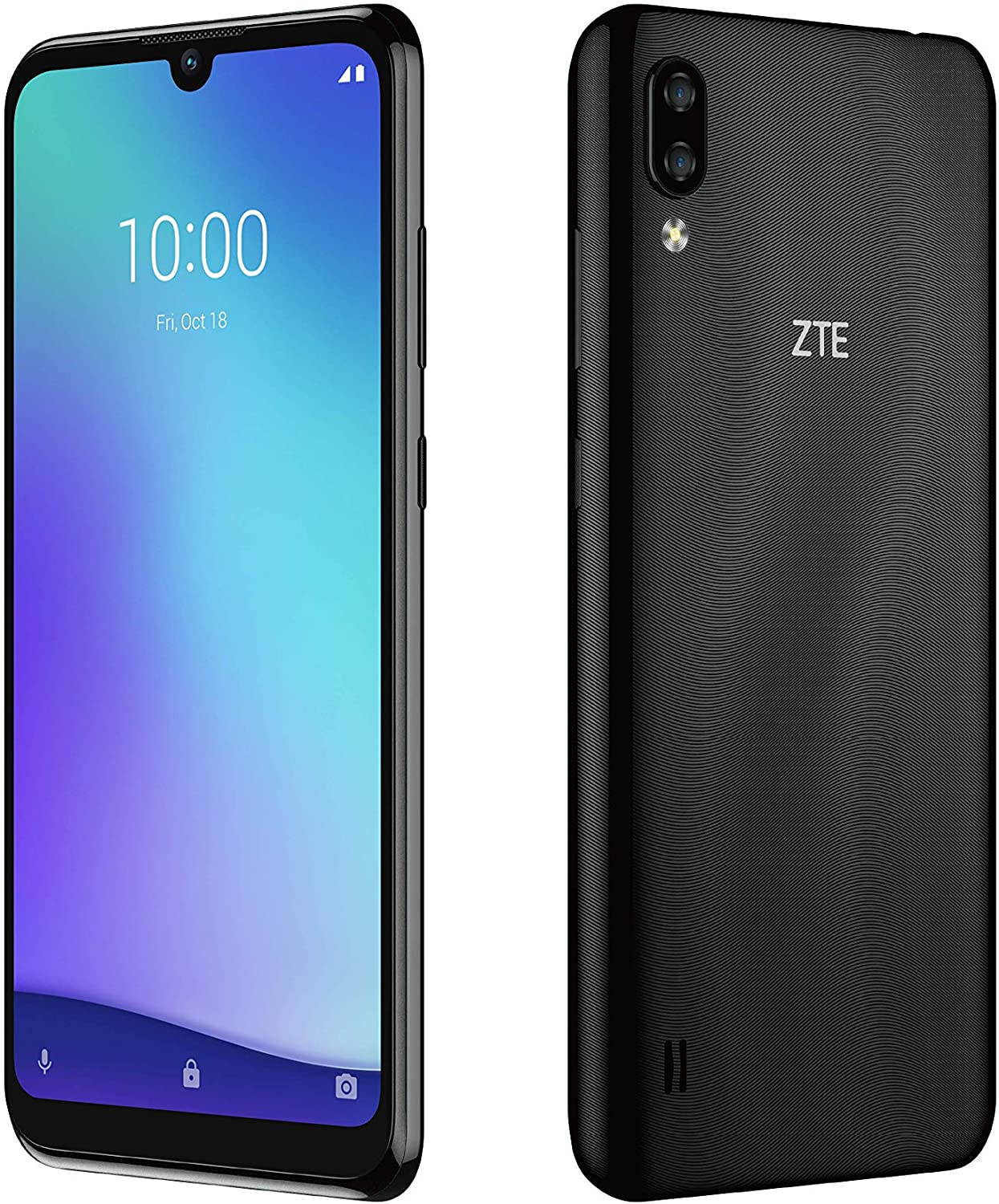 ZTE BLADE A5 2020 (32GB ROM + 3GB RAM) 6" HD FACTORY GSM UNLOCKED PHONE - BLACK