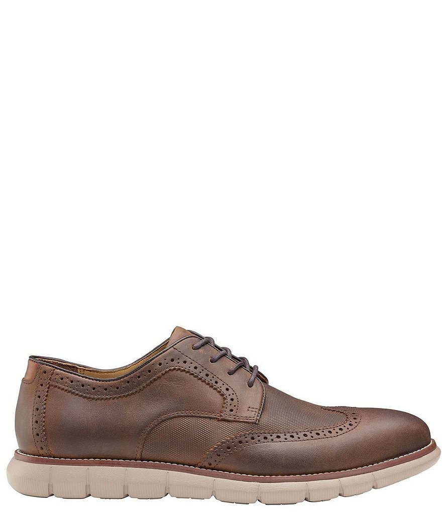 Johnston & Murphy Men's Holden Embossed Wingtip Casual Shoes