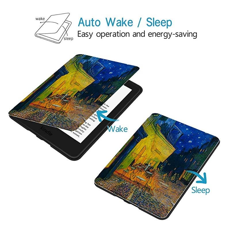 Painting Case for Allnew Kindle 10th Gen 2019 release onlywill not fit Kindle Paperwhite or Kindle Oasis Cafe