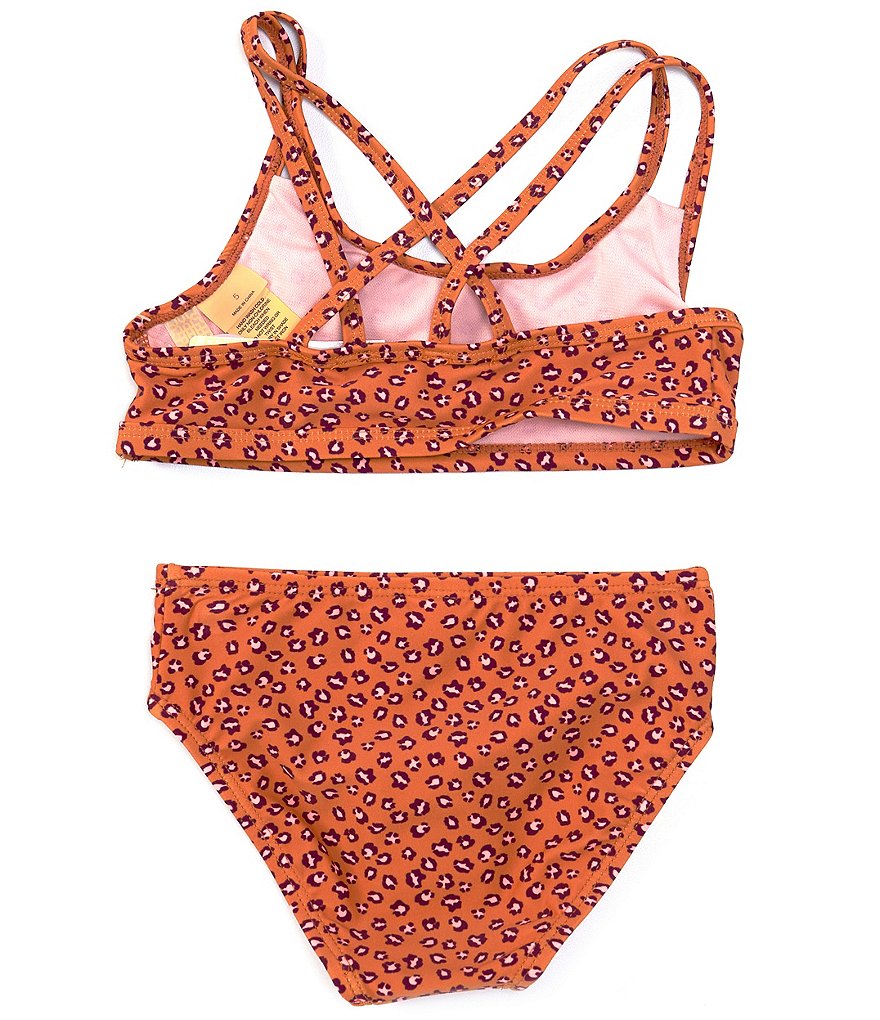 Tea Collection Little Girls 2-6 Printed Ruffled Tankini