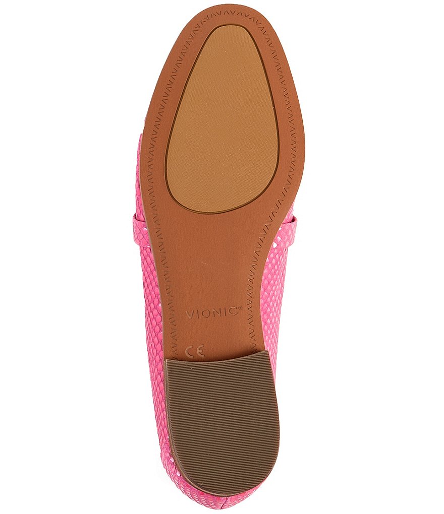Vionic Zana Lizard Embossed Loafers