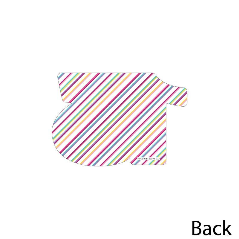 Big Dot of Happiness Girl 15th Birthday - Decorations DIY Teen Birthday Party Essentials - Set of 20