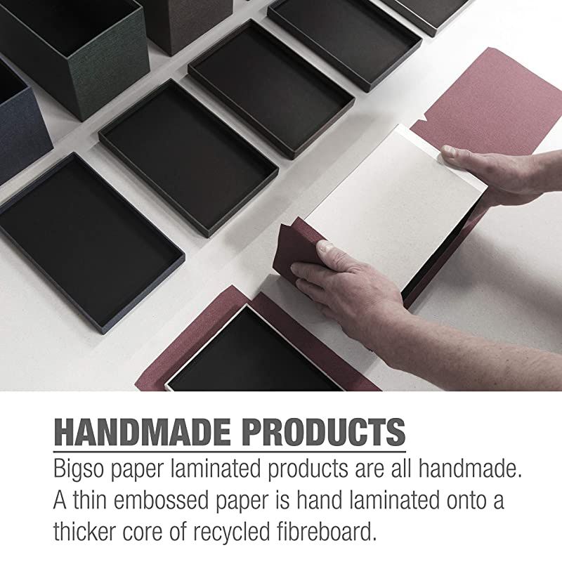 Oskar Canvas Fiberboard Document Letter Box 33 x 102 x 138 in Blue