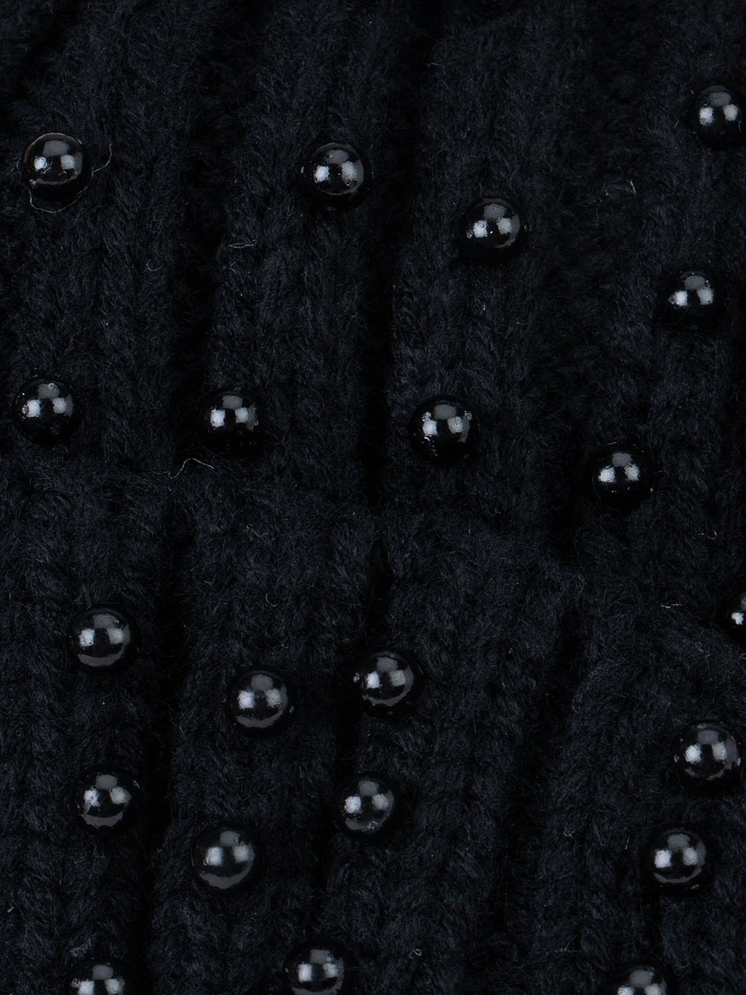 Kazo Black Embellished Beanies