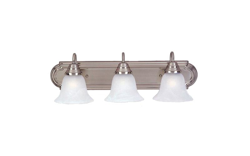 7" Essentials 3-Light Bath Vanity Satin Nickel - Maxim